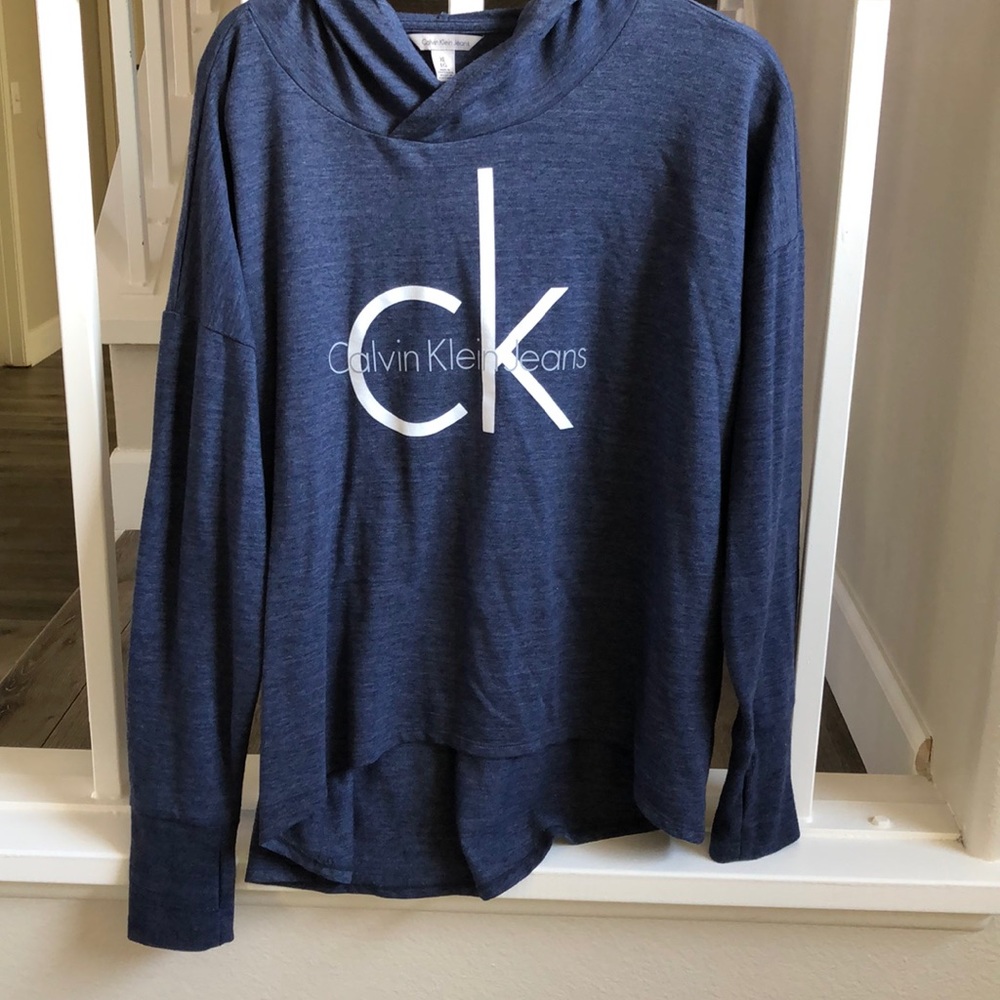 Blue Calvin Klein Jeans Hoodie Size XL $6
